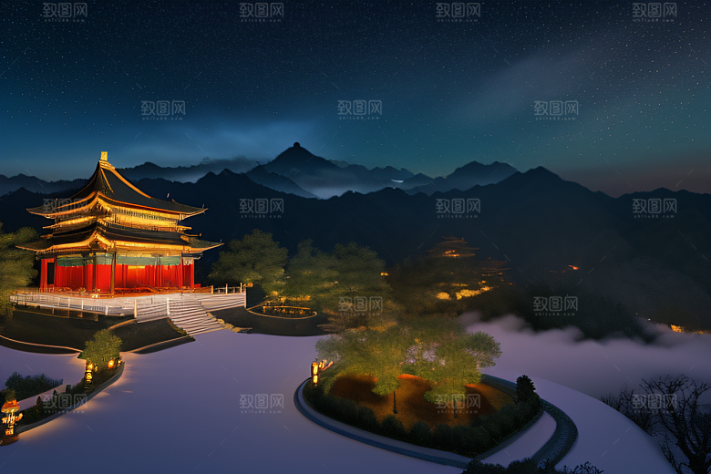 仙境童话星空璀璨