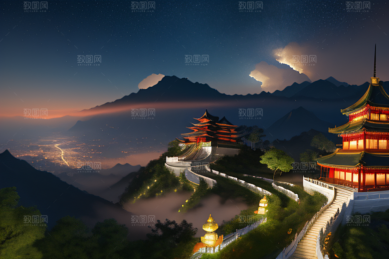 仙境童话星空璀璨
