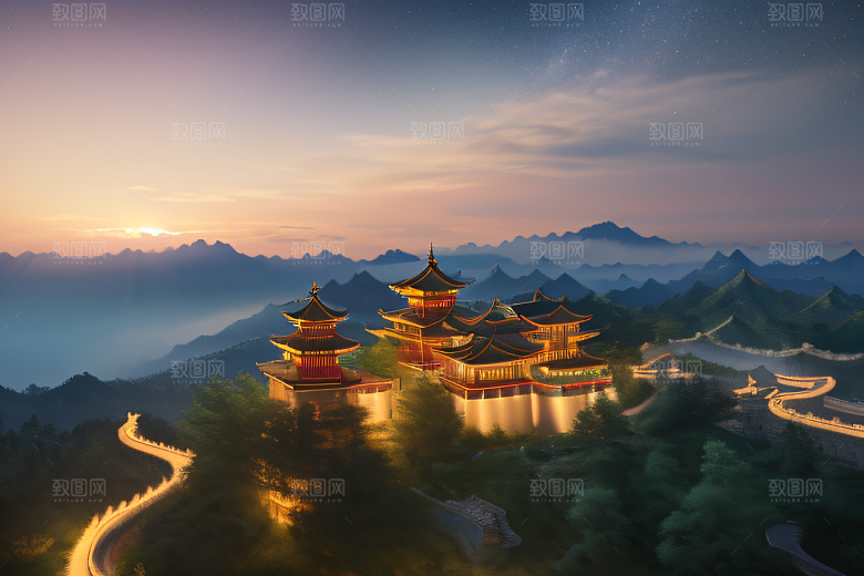 仙境童话星空璀璨