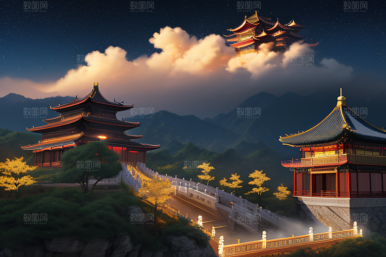 星空璀璨超高清CG渲染