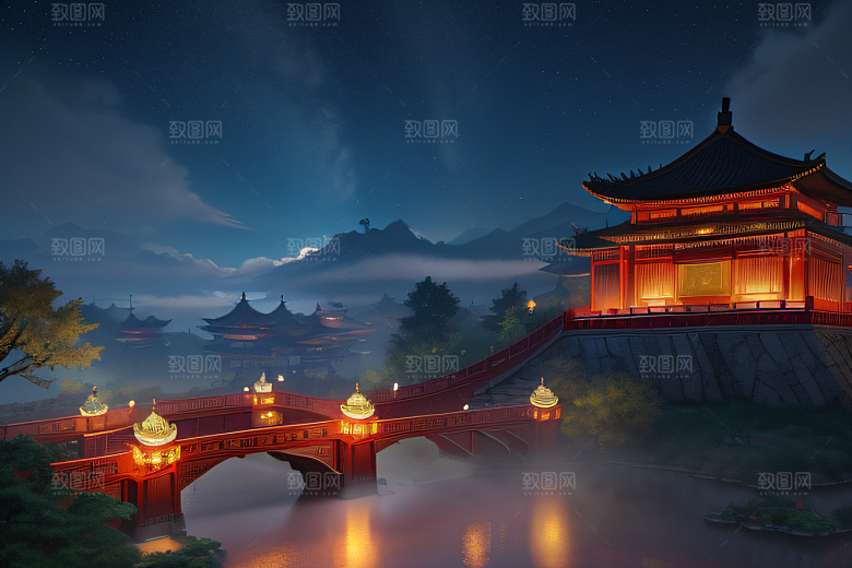 星空璀璨超高清CG渲染