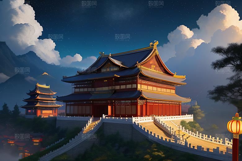 星空璀璨超高清CG渲染