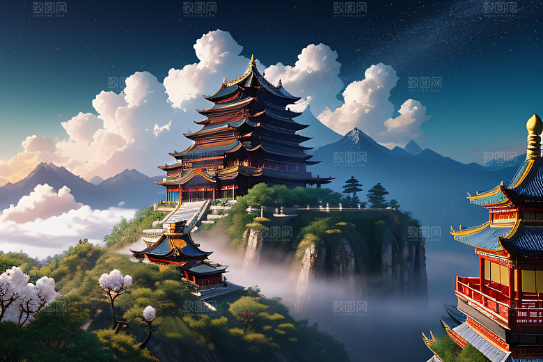 星空璀璨超高清CG渲染