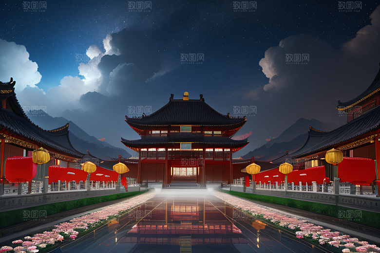 星空璀璨超高清CG渲染