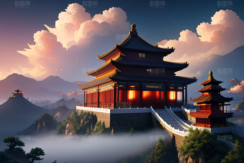 星空璀璨超高清CG渲染