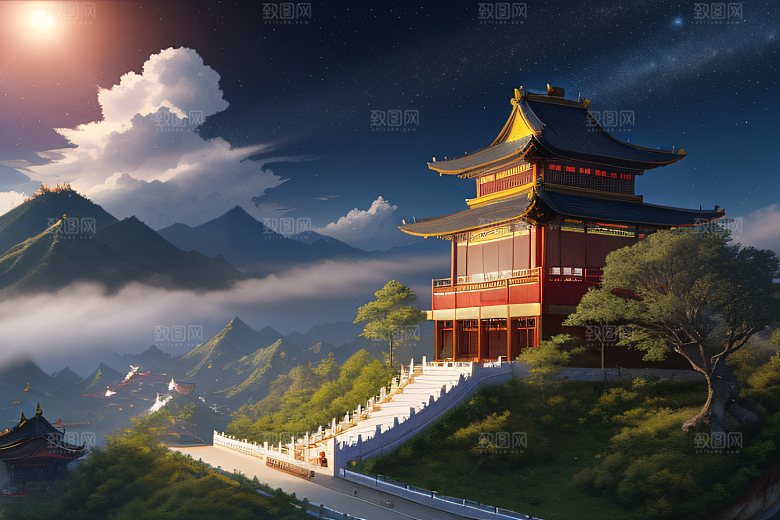 仙境童话星空璀璨