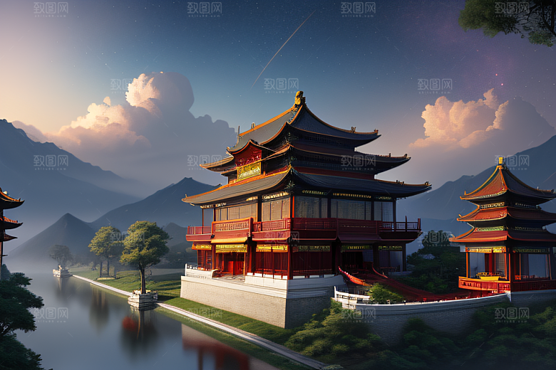 仙境童话星空璀璨