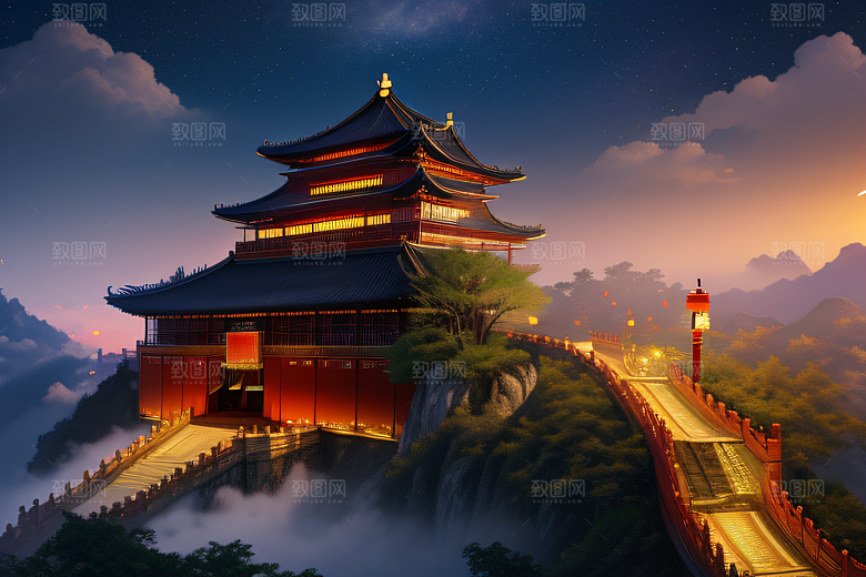 仙境童话星空璀璨