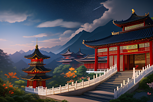 仙境童话星空璀璨