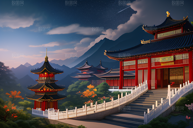 仙境童话星空璀璨