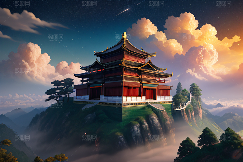 仙境童话星空璀璨