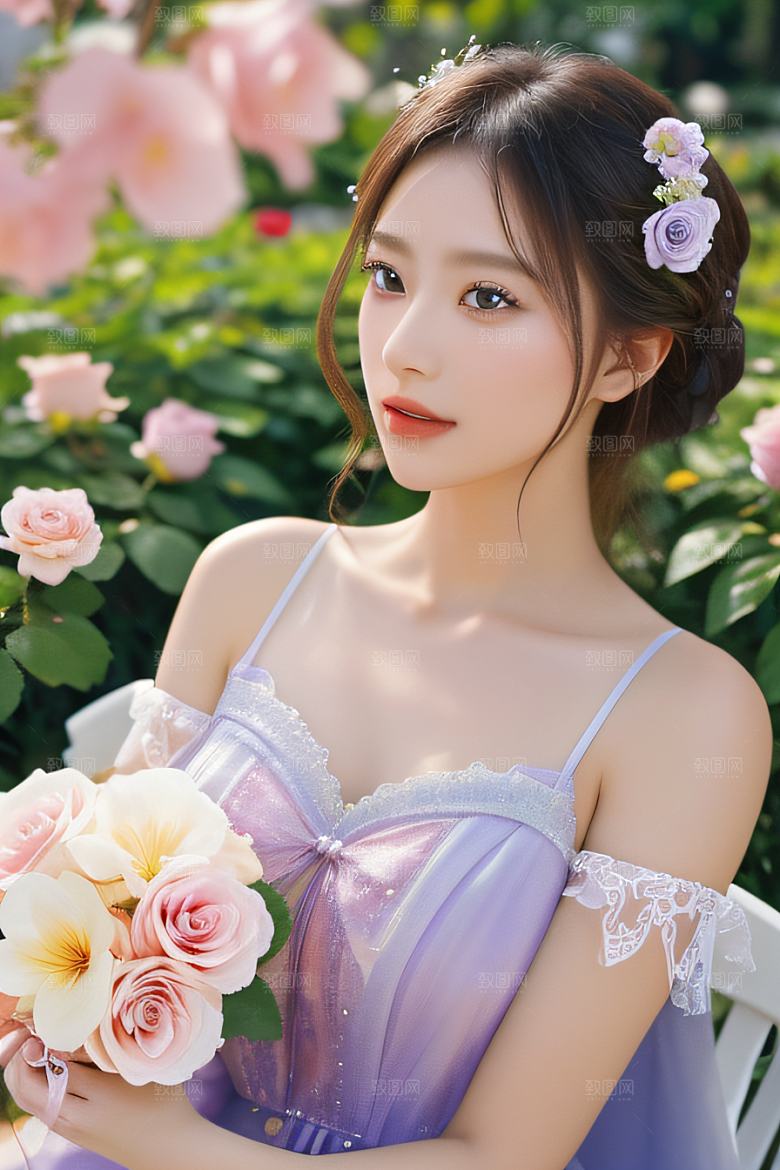 绽放的奇迹美丽花园