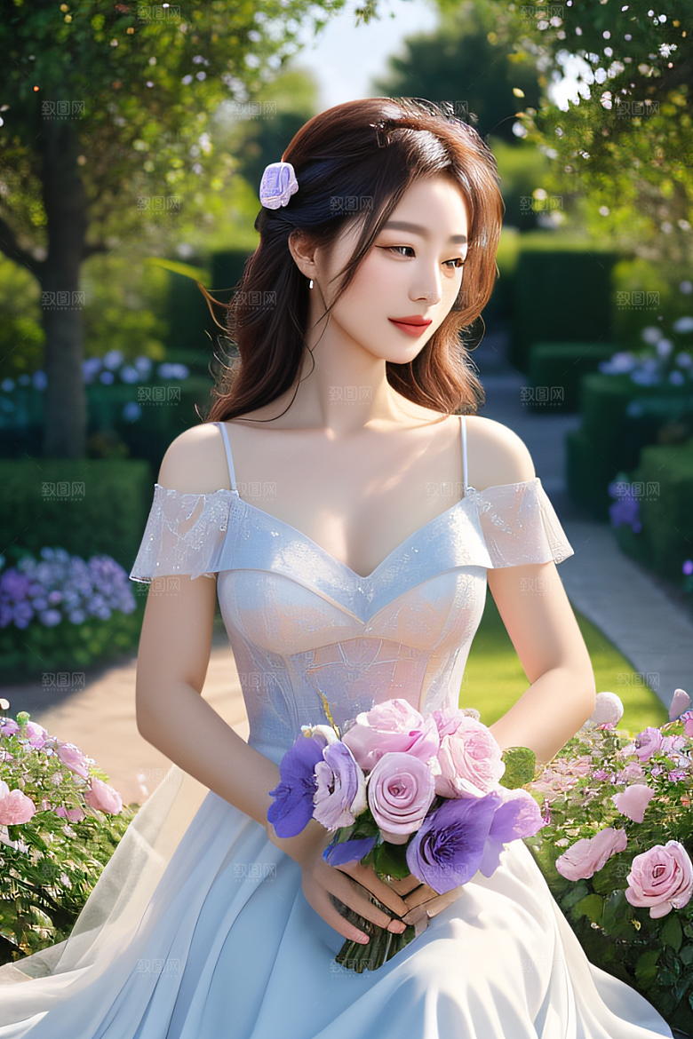 绽放的奇迹美丽花园