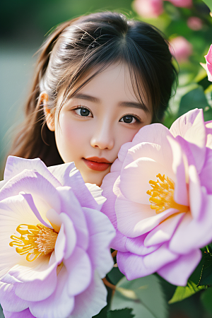 浪漫花园绚丽的花海