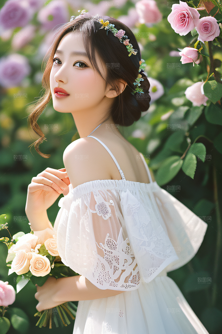 绽放的花海浪漫之美
