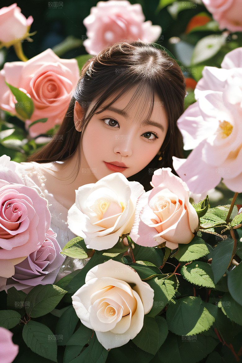 绽放的花海浪漫之美