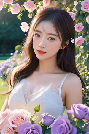 绽放的花海浪漫之美