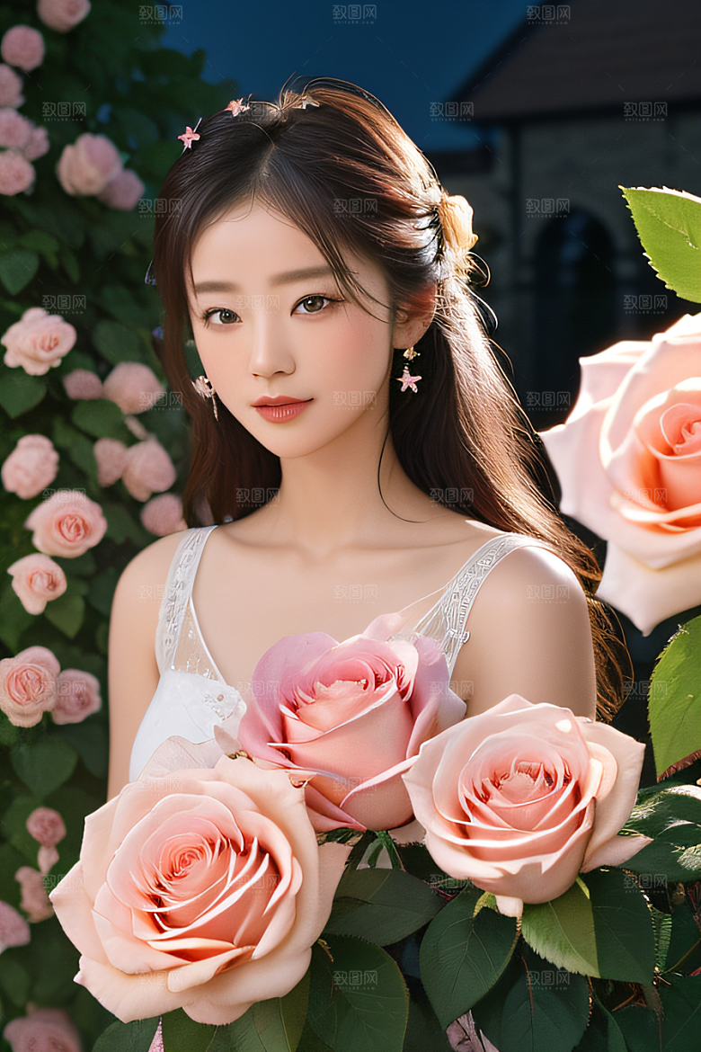 绽放的花海浪漫之美