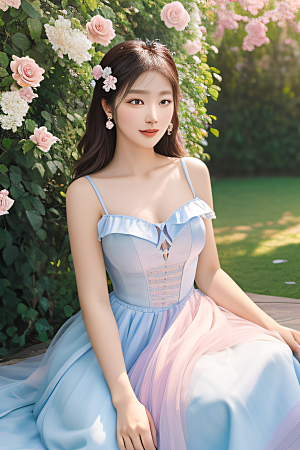 绽放的花海浪漫之美