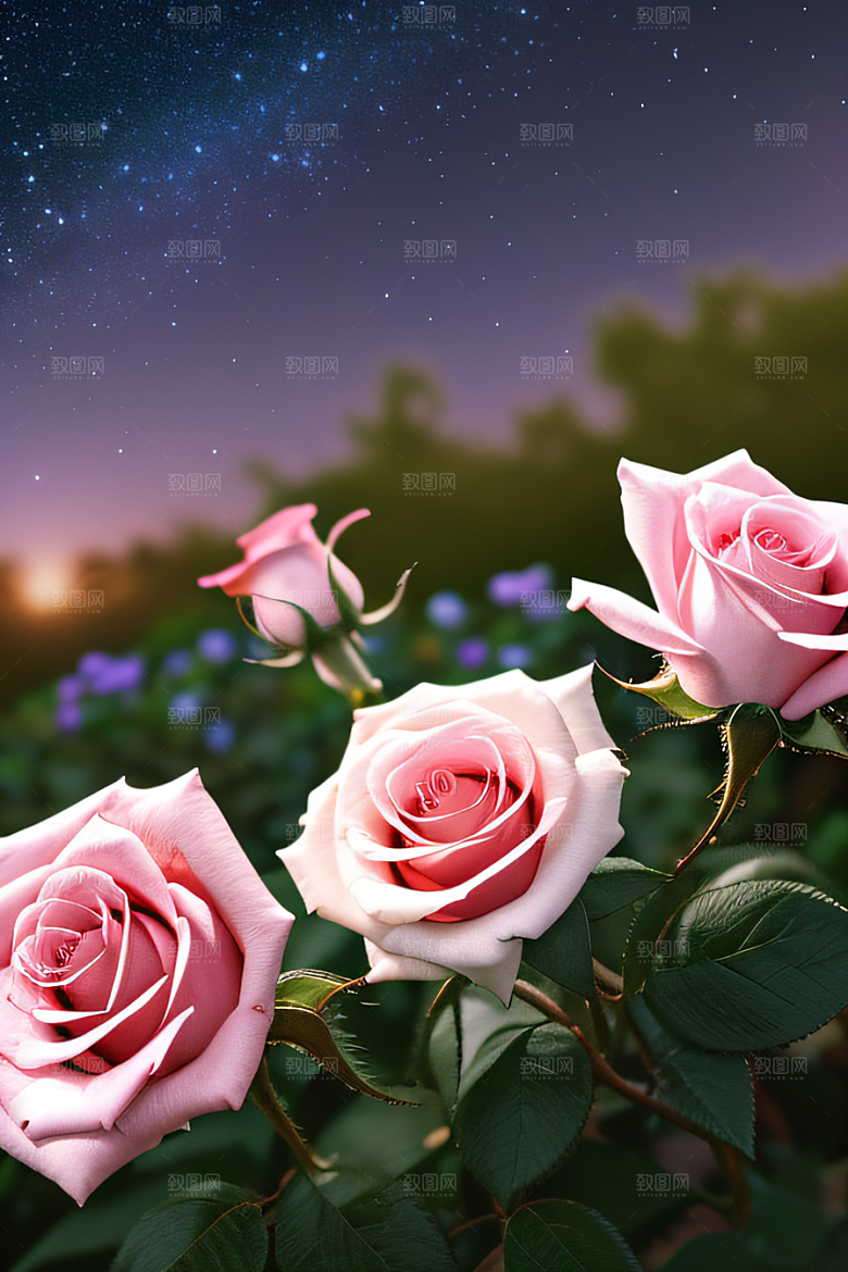 细腻之美花海绽放