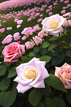 花海之美细节展现