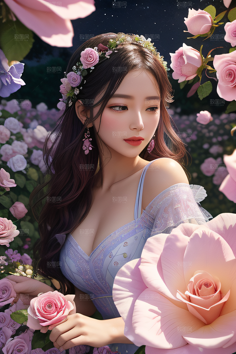 绽放的奇迹美丽花园