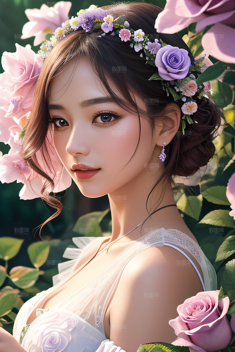 绽放的奇迹美丽花园