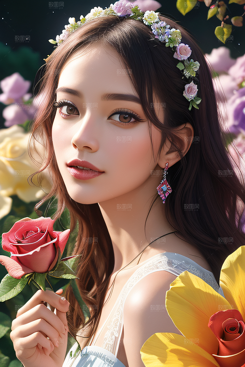 细腻如画花海之美