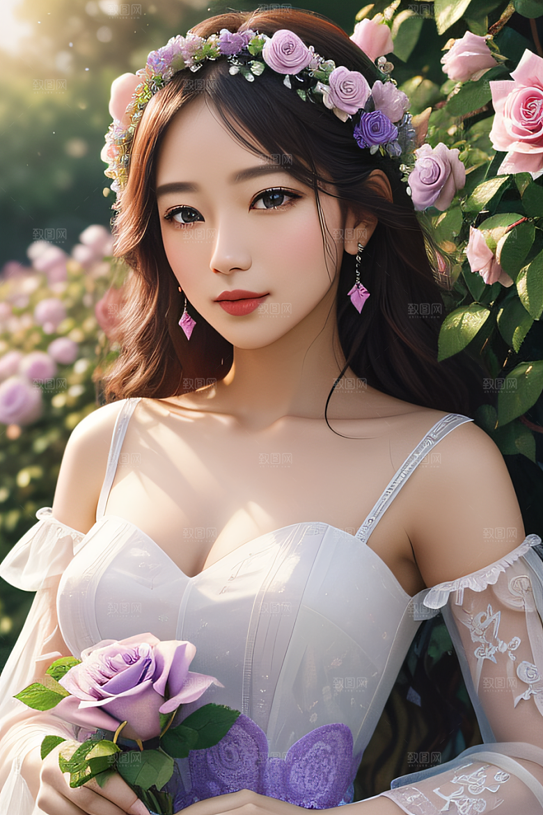绽放的花海浪漫之美