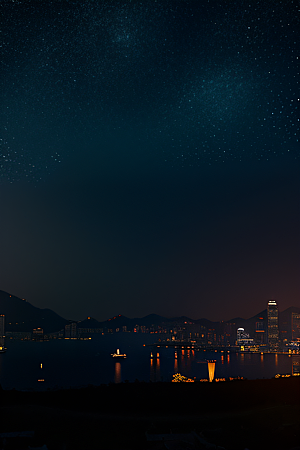 星光闪耀的废墟夜景探秘