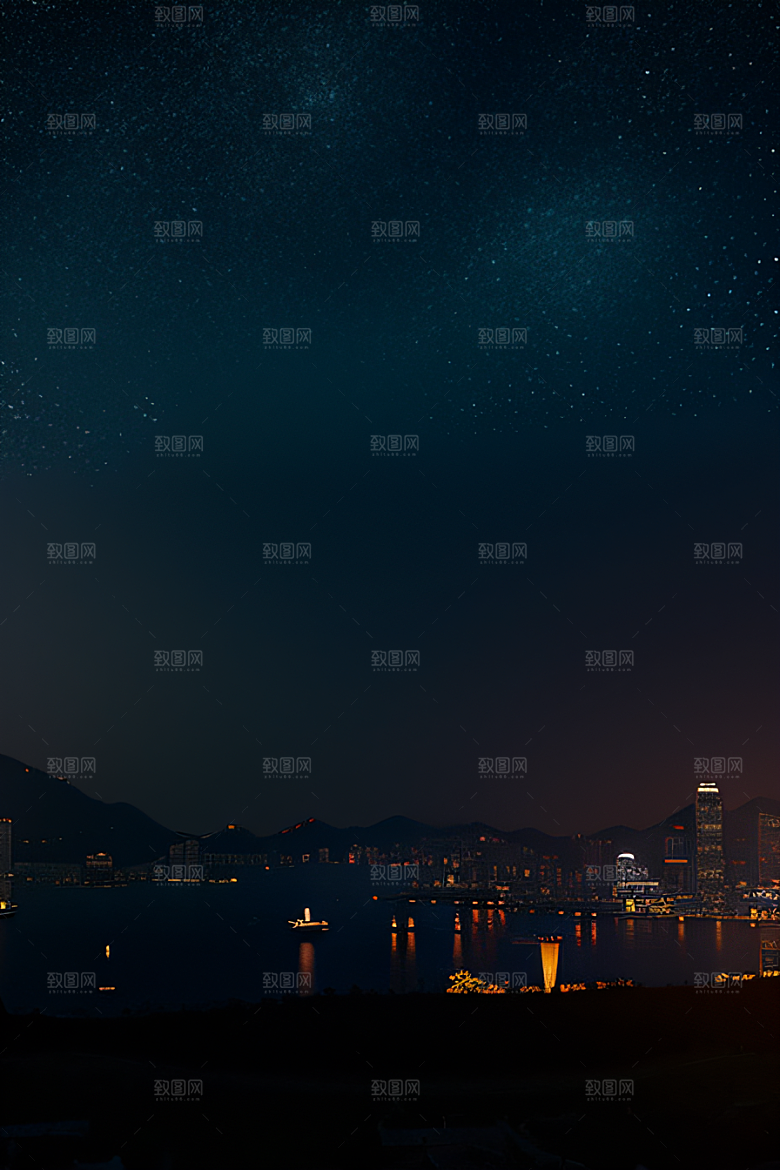星光闪耀的废墟夜景探秘