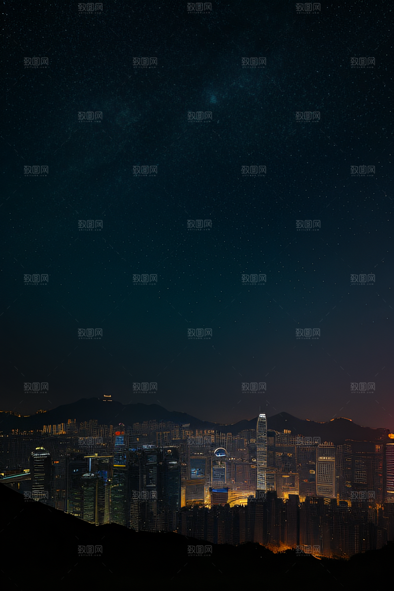 星光闪耀的废墟夜景探秘