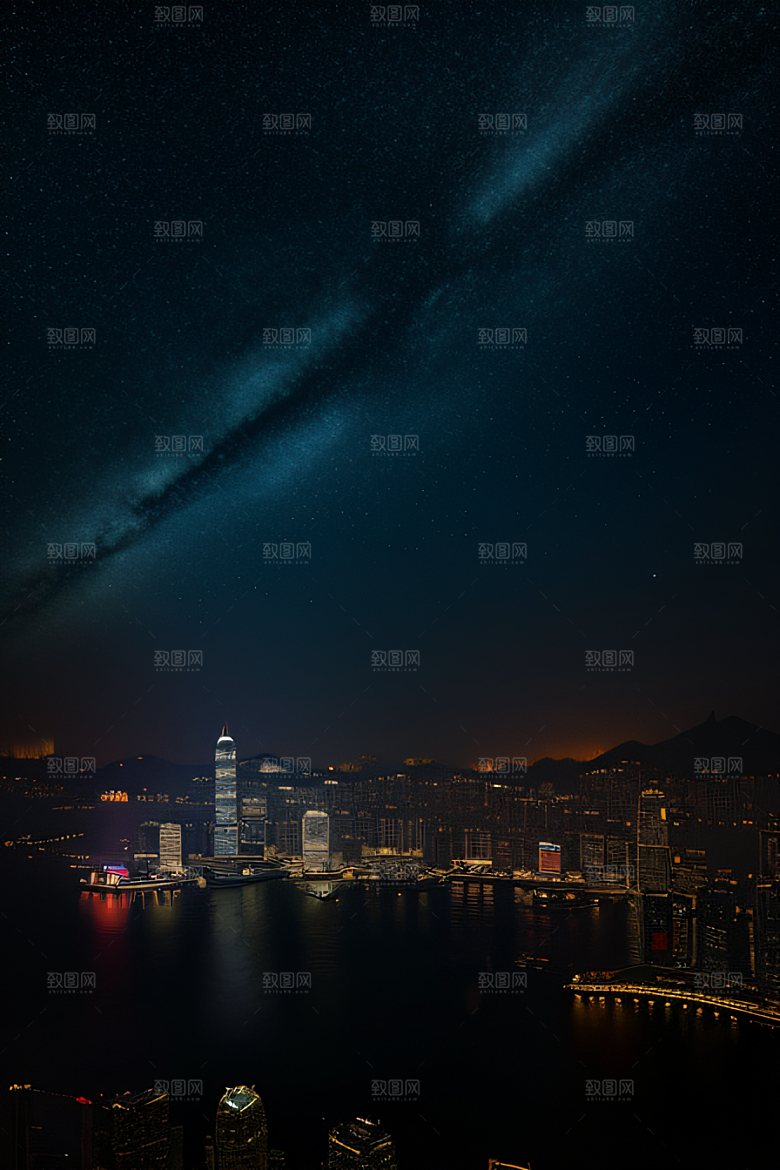 夜幕中的香港废墟探索