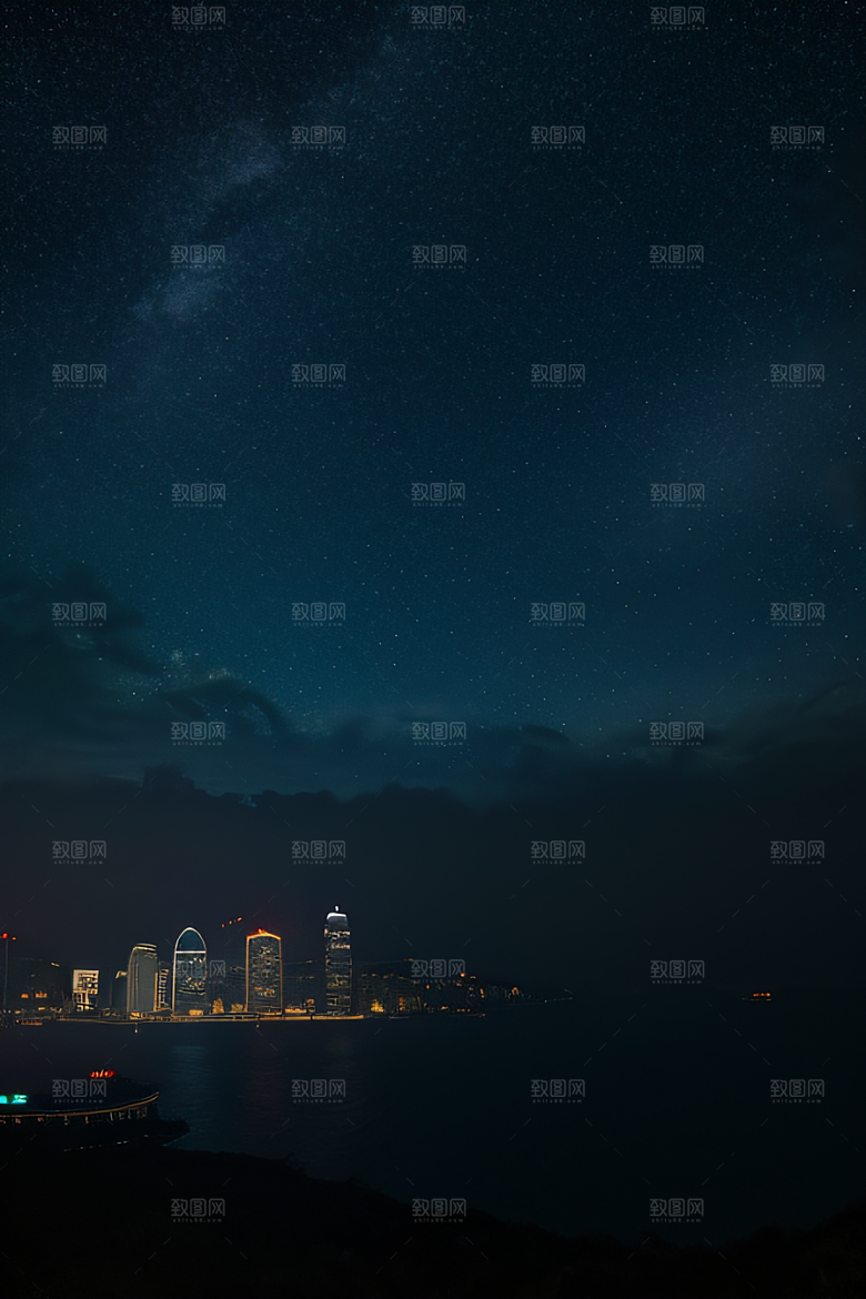 夜幕中的香港废墟探索