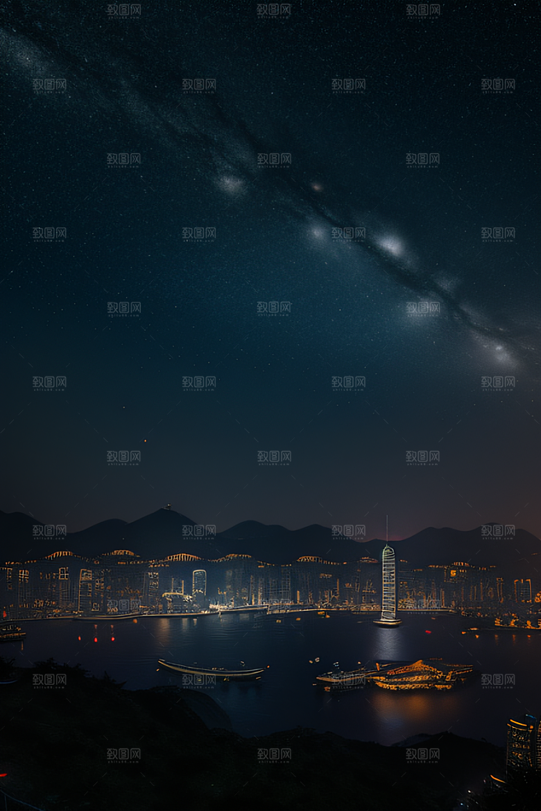 夜幕中的香港废墟探索