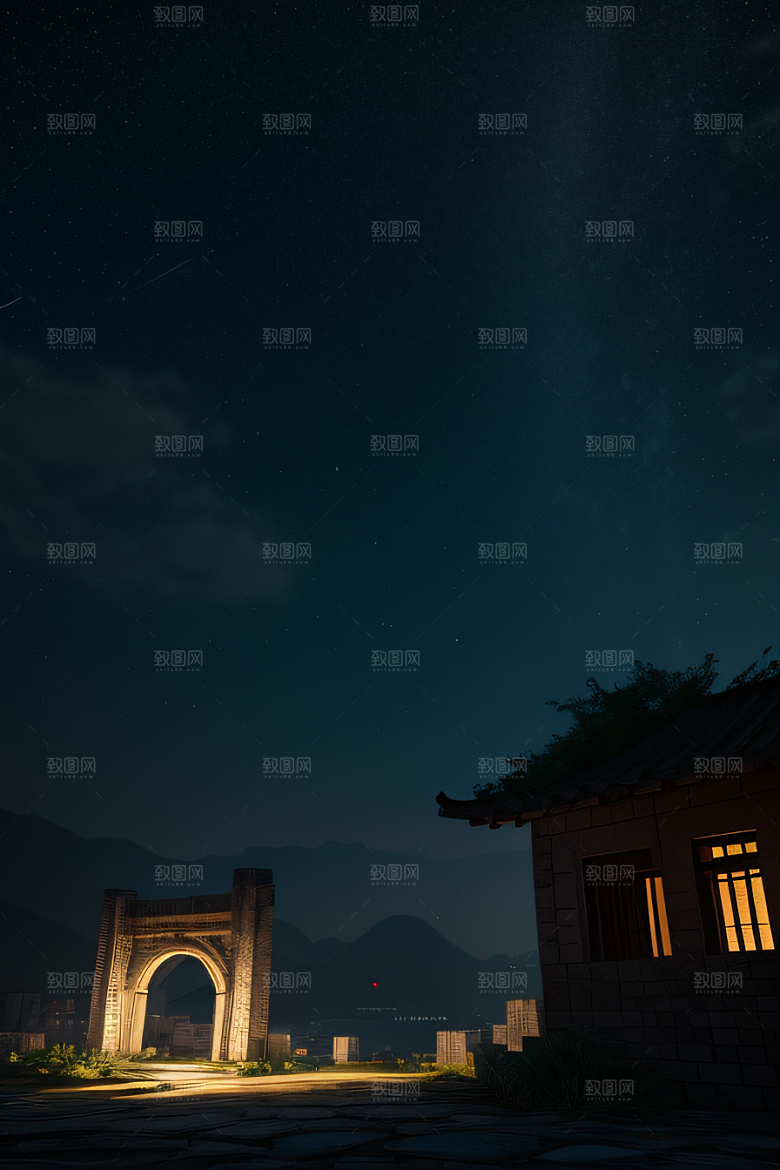夜幕中的香港废墟探索