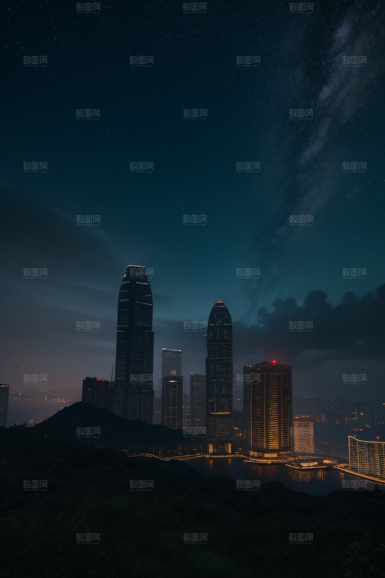 夜幕中的香港废墟探索