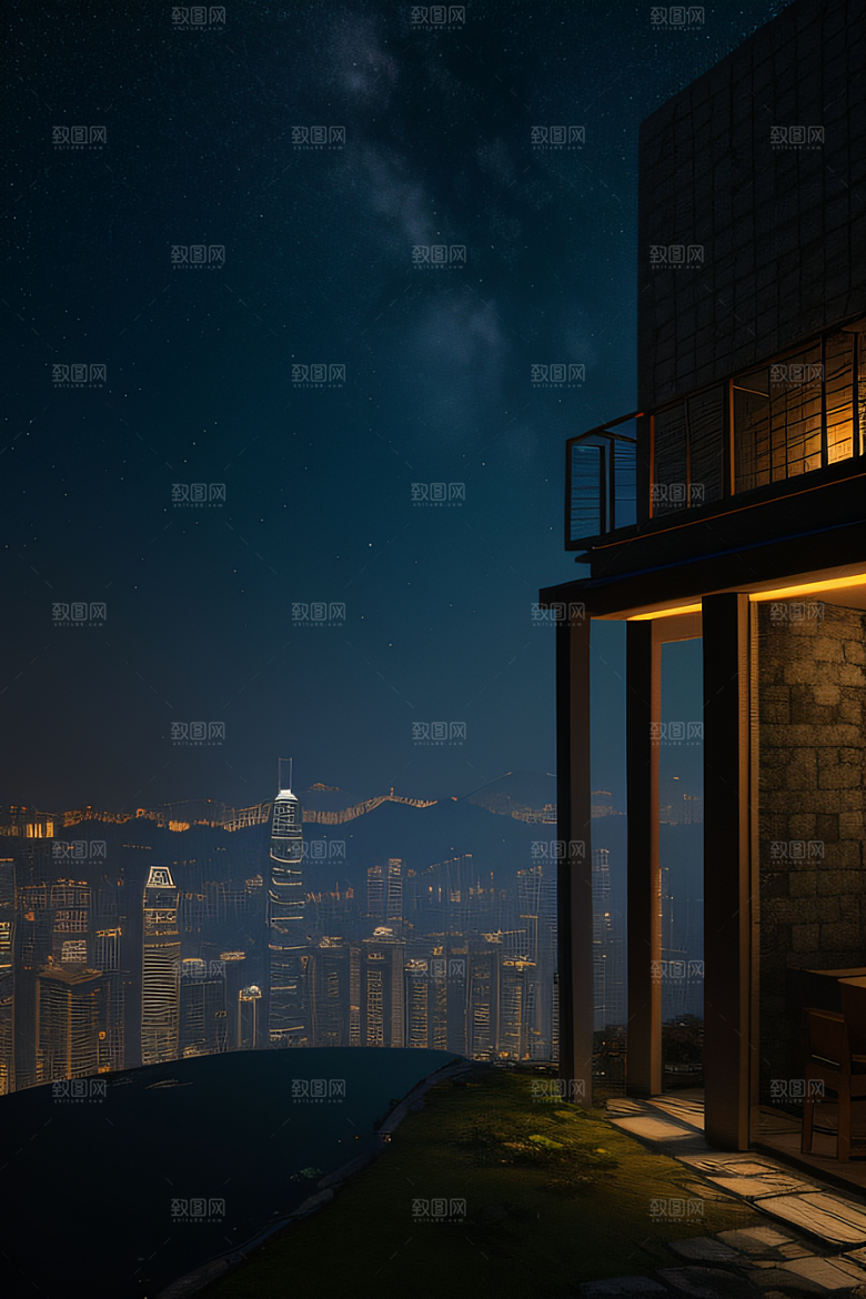 夜幕中的香港废墟探索