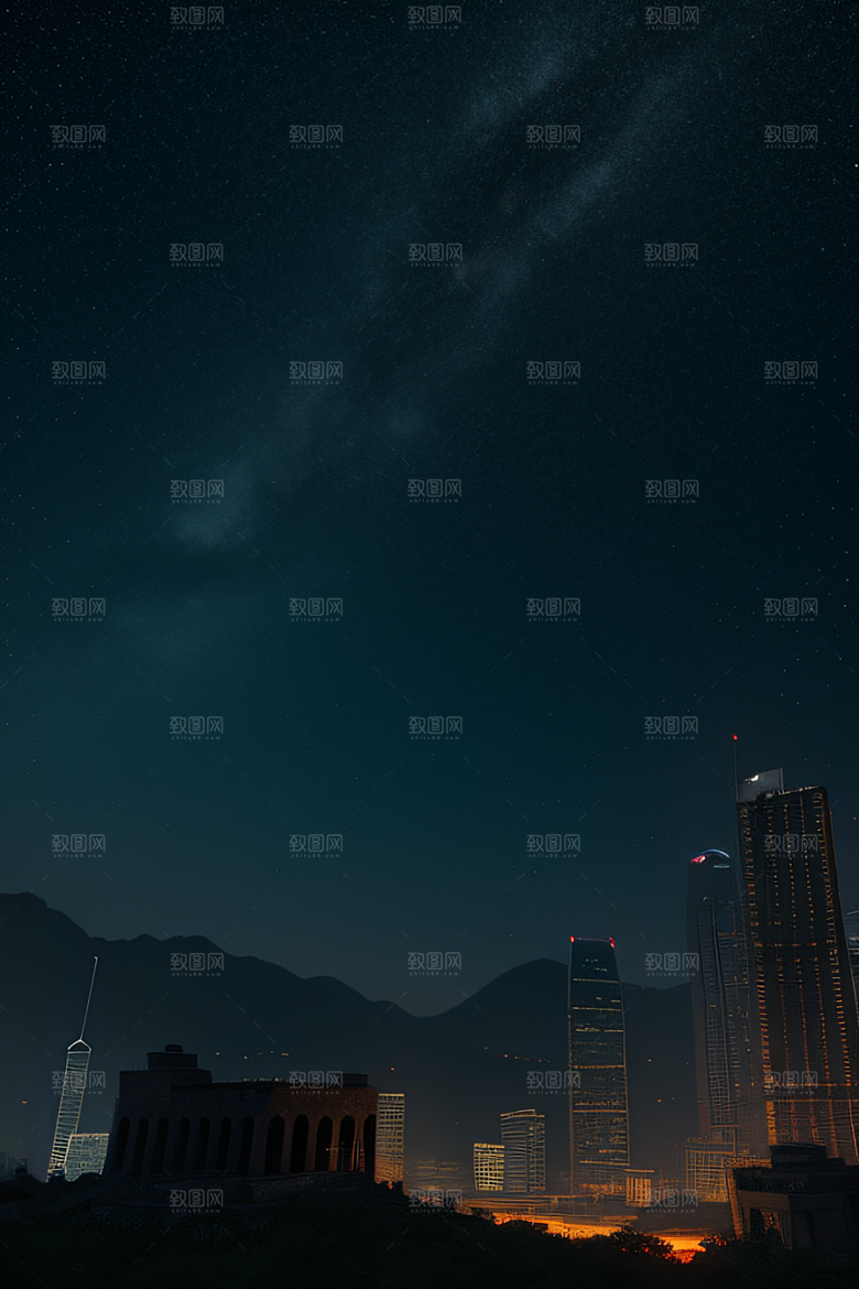 废墟中的星空探险之旅