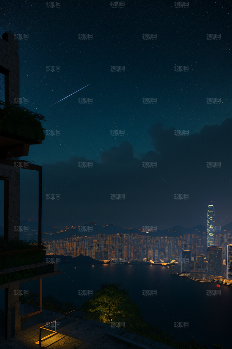 废墟中的星空探险之旅