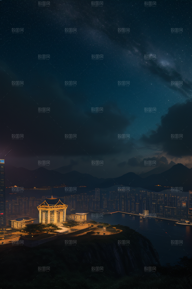 废墟中的星空探险之旅