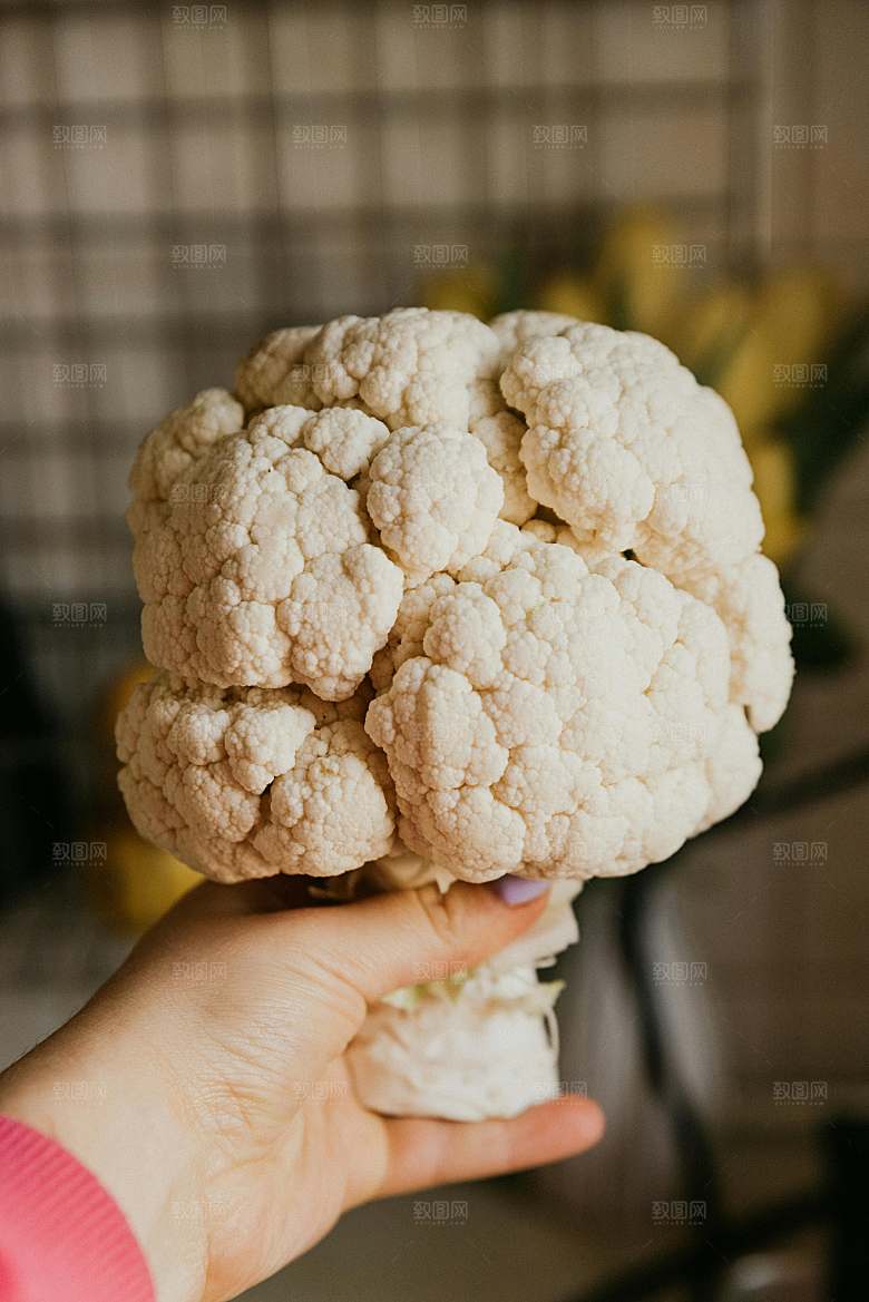 白色菜花特写素材元素