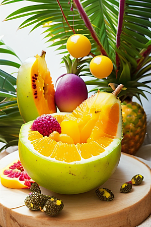 品味热带水果的独特风味
