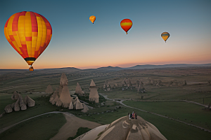 土耳其热气球一场壮美的空中漫游