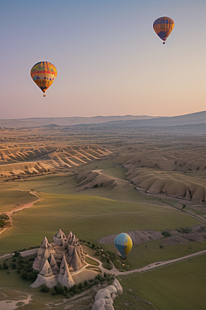 土耳其热气球创造难忘的空中冒险