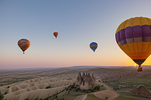 土耳其热气球之旅领略天空的绝美风光