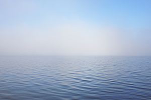蓝色水天空海洋摄影