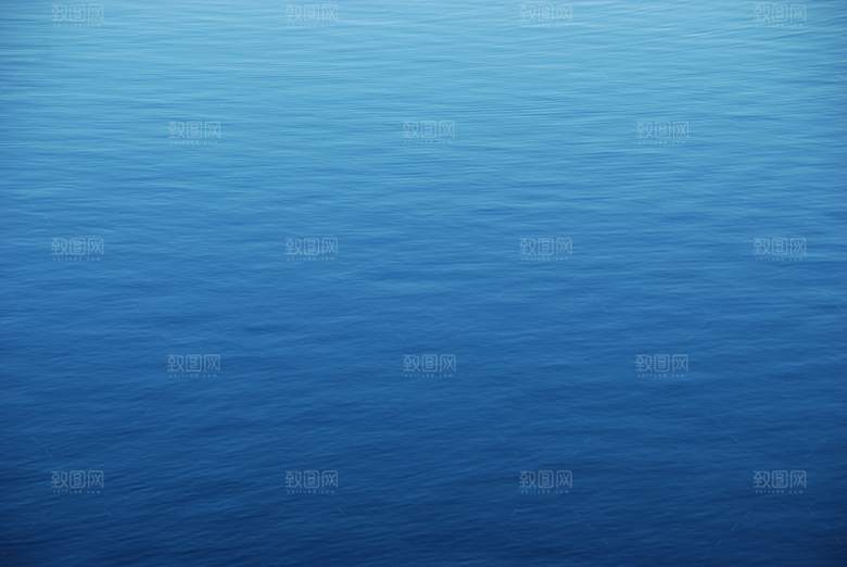 蓝色水天空海洋摄影