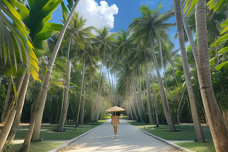 椰子树的鲜美口感畅享水果的完美风味