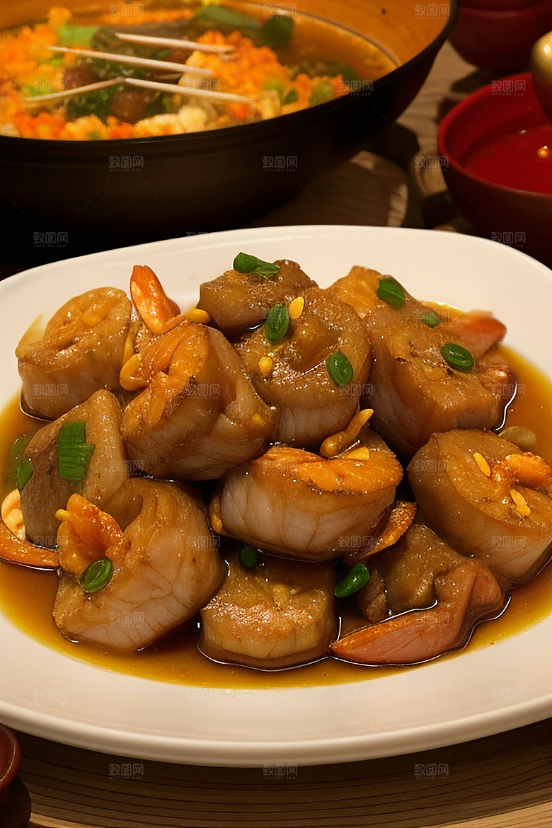 中式料理的香气四溢